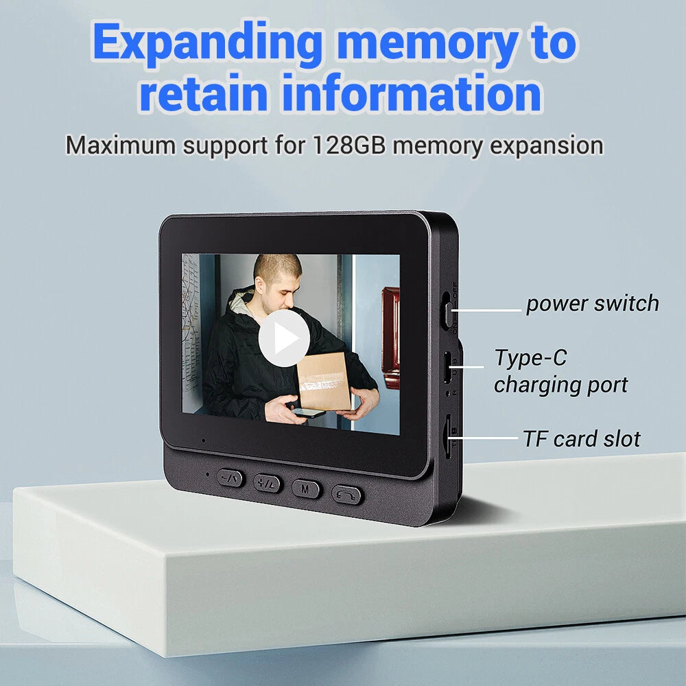 Smart Wireless Video Doorbell Security Streaming Camera Door Bell Intercom HD