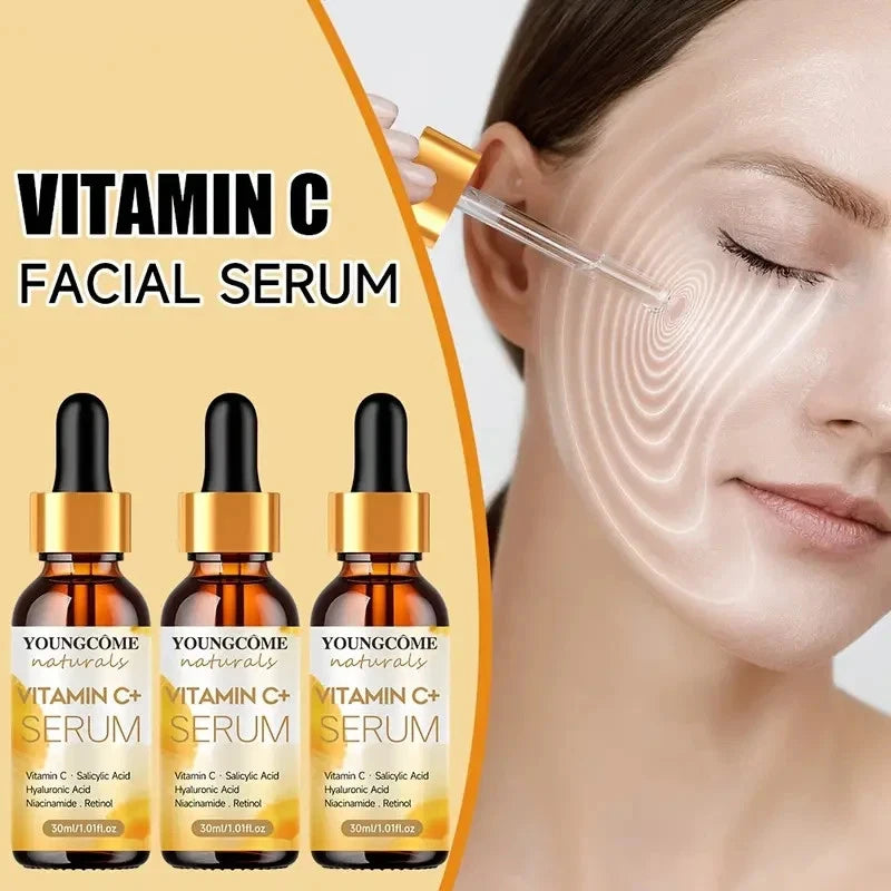 Vitamin C Facial Serum 30ml Hyaluronic Acid  Retinol Anti Aging Face Cream Serum