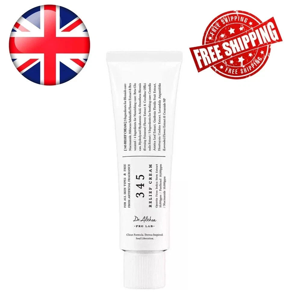 Dr.Althea 345 Relief Cream Daily Face Moisturizer for All Skin Types 50ml UK