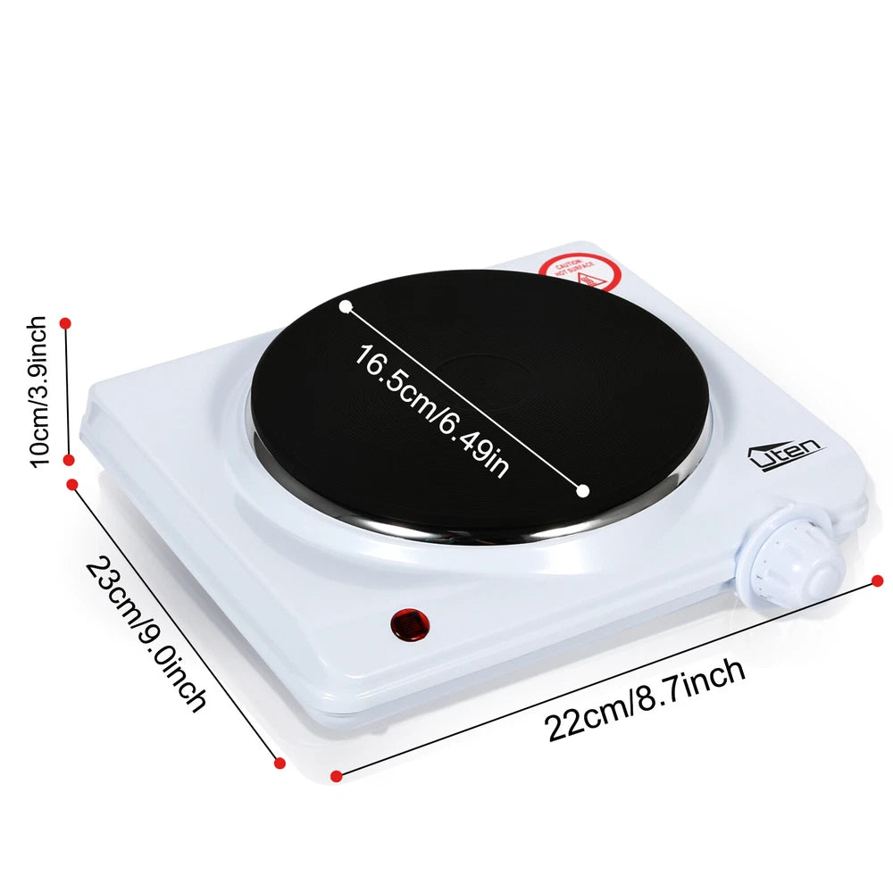 New Electric Hot Plate Portable Single Double Table Top Cooker Kitchen Hob Stove