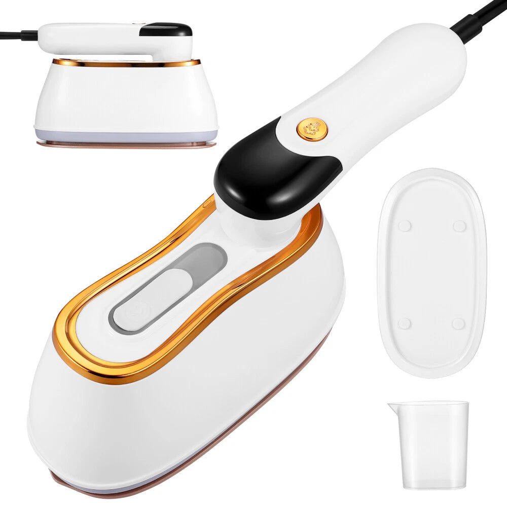 Garment Steam Iron Travel Size Small Handheld 1200W Steam Iron Fast Heat UK Plug