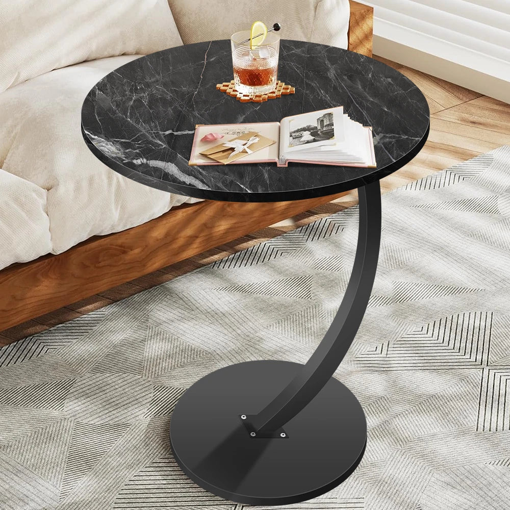 Side Table C Shaped Sofa Small End Table Table Coffee Laptop Living Room Bedroom