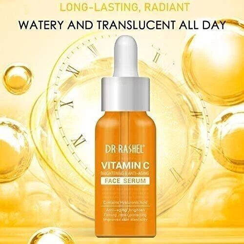 Dr Rashel Vitamin C Brightening Face Serum Hyaluronic Acid, Brightening,