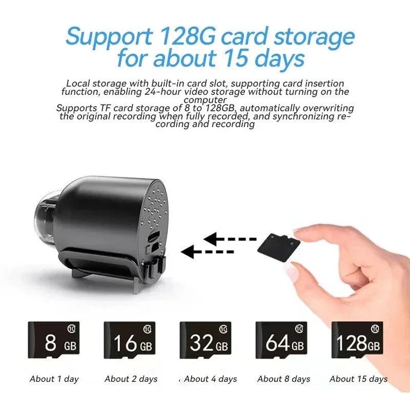 Mini 1080P HD Camera WiFi Wireless Home Security Camcorder Audio Video Recorder