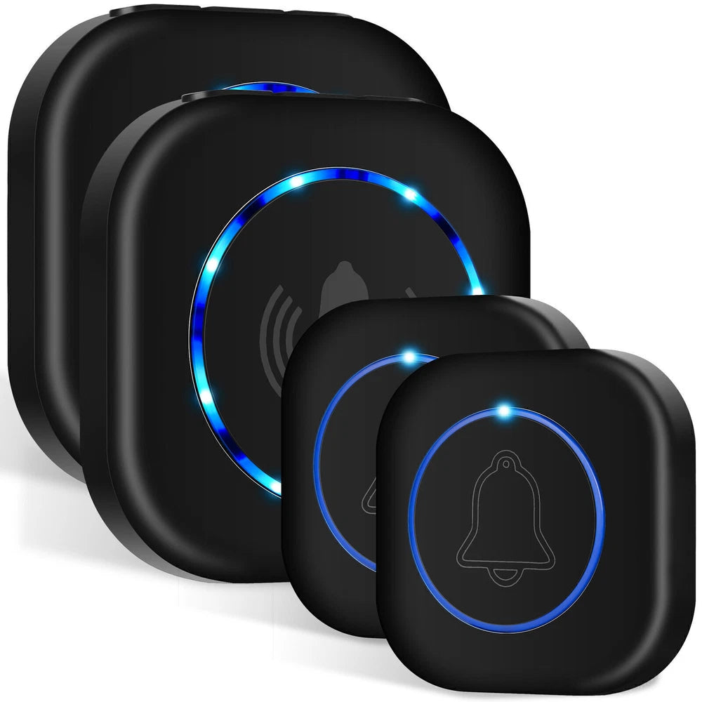 Wireless Door Bells 1000ft Long Range Waterproof Plug in Home Cordless Doorbell