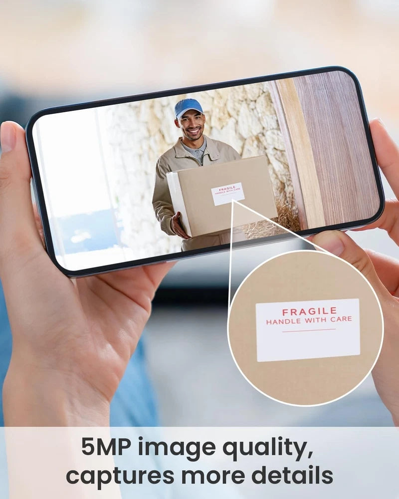 Wireless Smart Home Video Doorbell Camera, Indoor Chime WiFi Doorbell 2way Audio