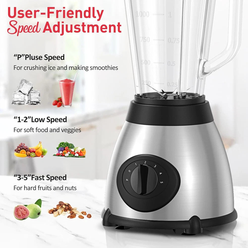 NEW 900W Blender Smoothie Maker Food Processor Coffee Grinder Mixer Fruit Juice