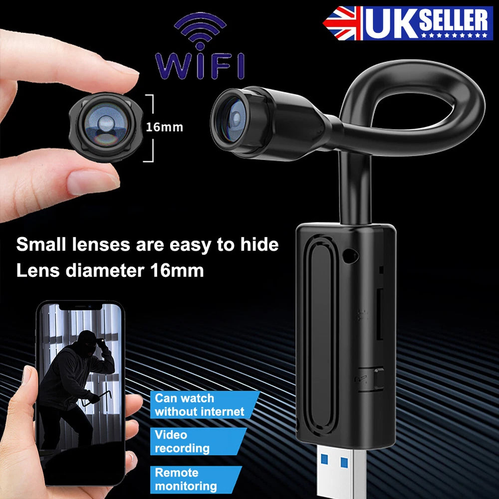 Mini Wireless Wifi IP Camera 1080P HD Home Security Night Vision Cam