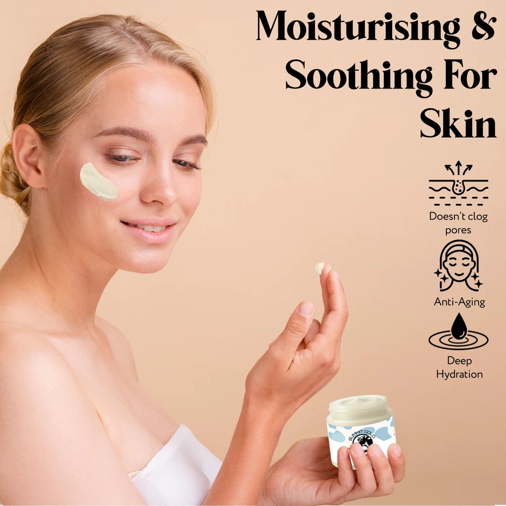 Natural Grass-Fed Beef Tallow Balm Skincare with Jojoba Oil, Honey & Beeswax UK