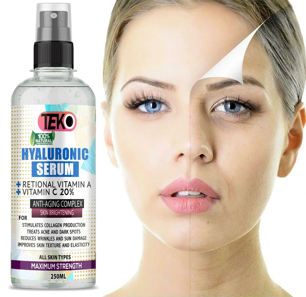 Vitamin C Serum 💜 Hyaluronic Acid Suitable for Anti Ageing Wrinkle Face Care ❤️