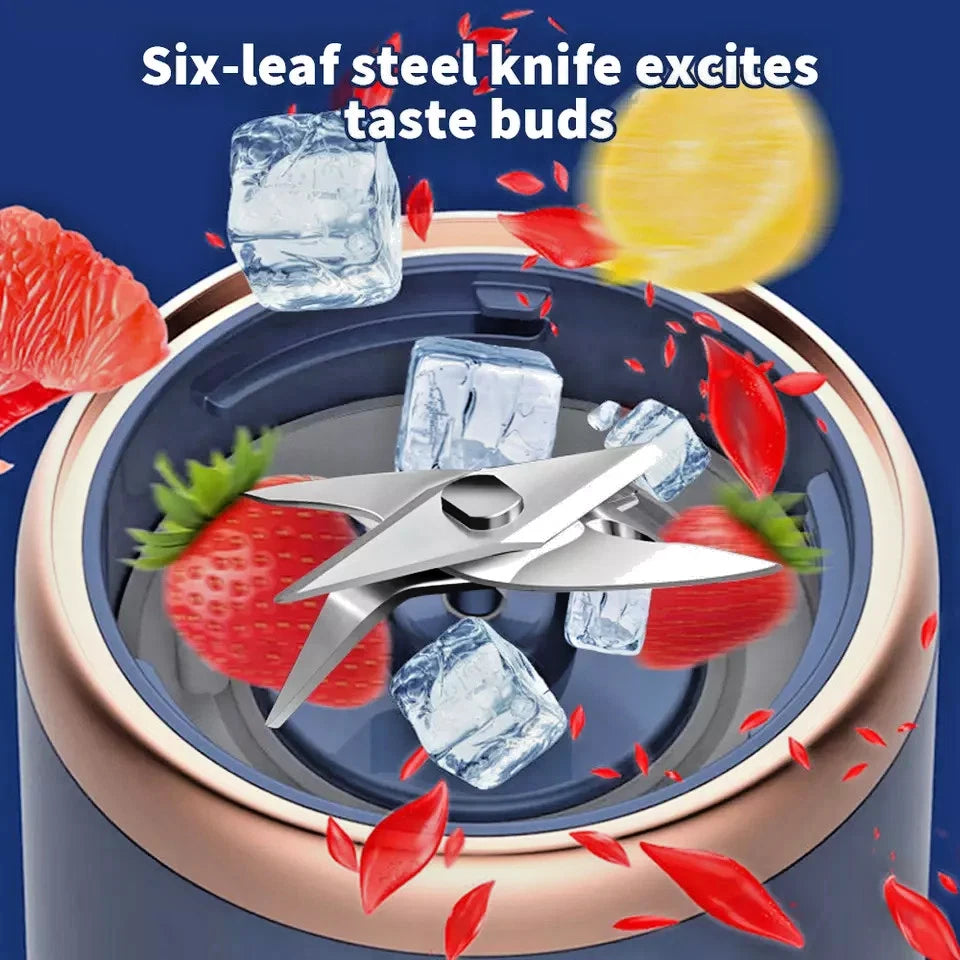 400ML Electric Juice Maker Portable Blender Smoothie Mini Juicer Fruit Machine