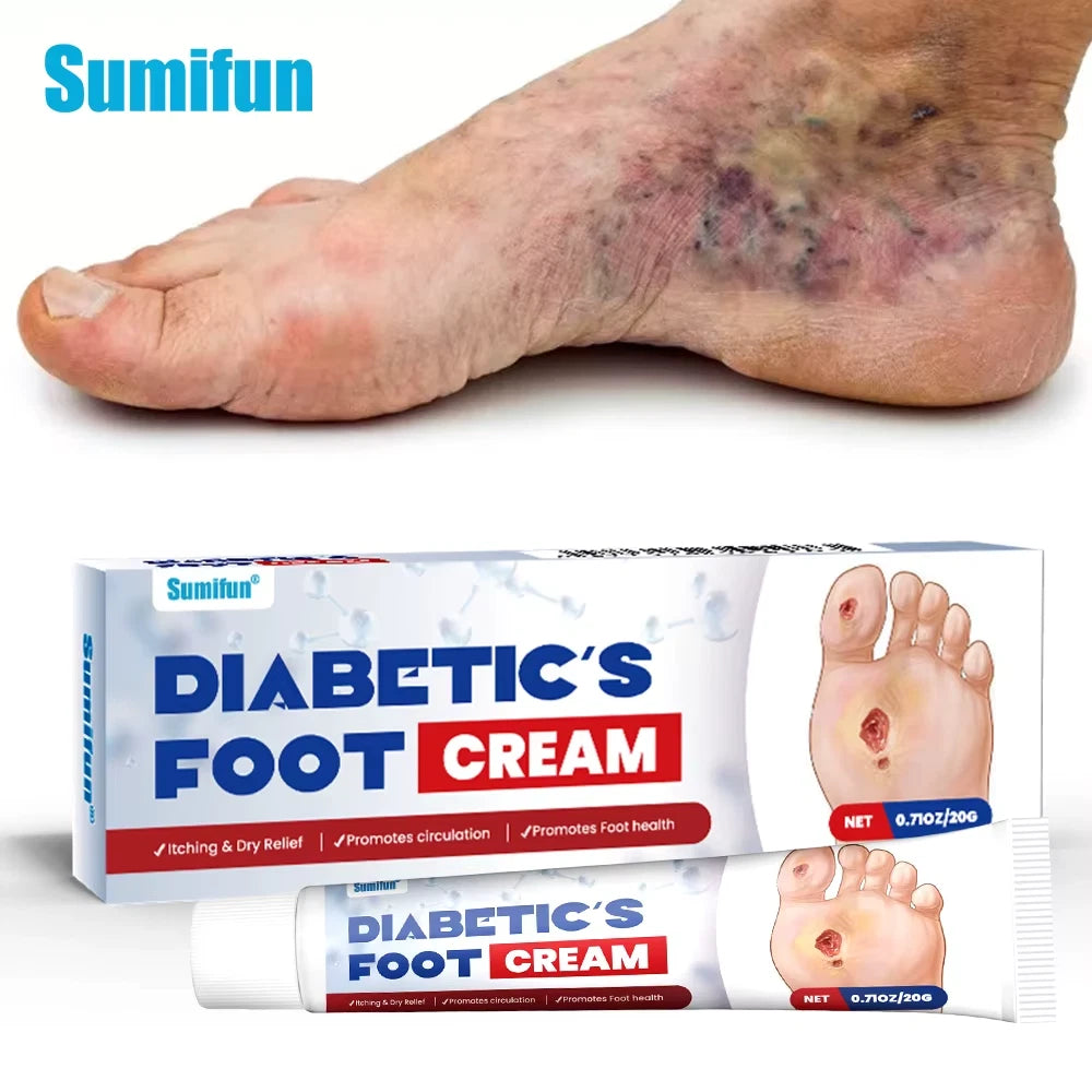 20g New Diabetic Foot Cream Ulceration Feet Erosions Anti Itchy Skin Repair
