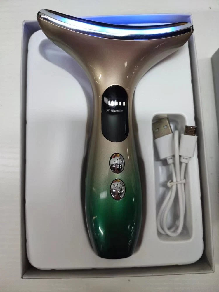 Skin Tightening Machine RF LED Light Photon Therapy Face Massager Facial Beauty