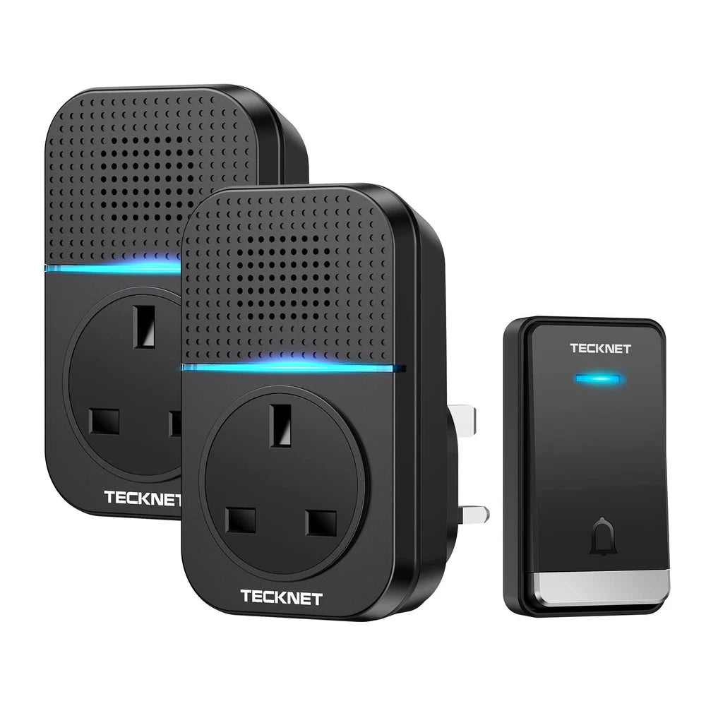 Self-Powered Doorbell, Waterproof Twin Wireless Doorbell No Battery