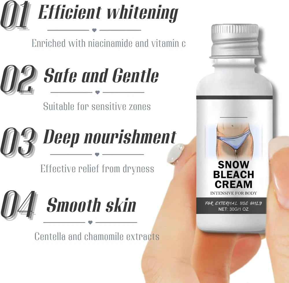Skin Bleaching Cream - Dark Skin Whitening Cream for Women