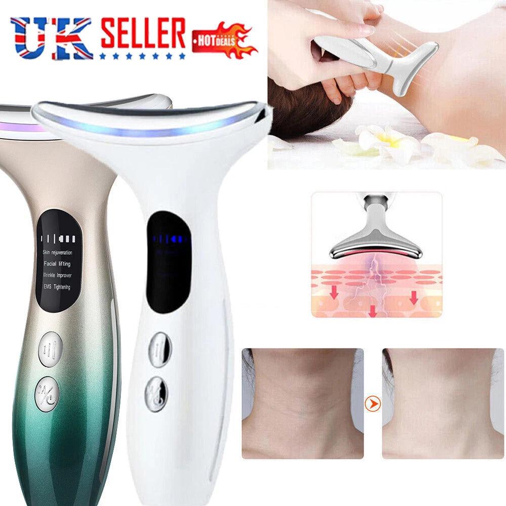 Skin Tightening Machine RF LED Light Photon Therapy Face Massager Facial Beauty