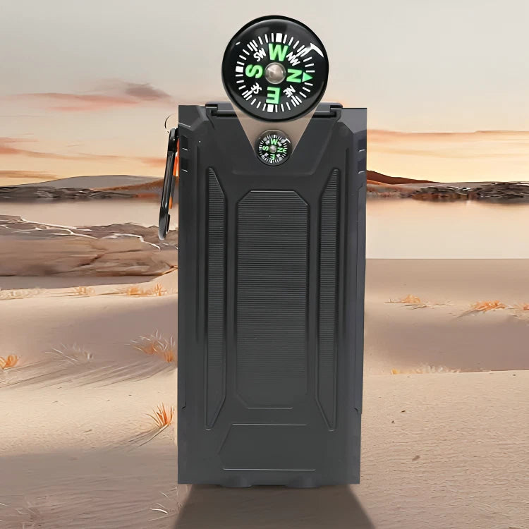 10000000mAh Solar Power Bank Pack Waterproof 2USB LED Battery Charger Phone UK