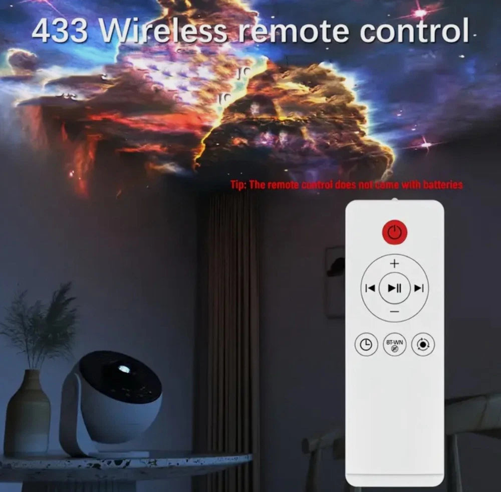 NEW PRO + MUSIC + REMOTE -4K HD Planetarium Galaxy Sky Projector LED Night Light