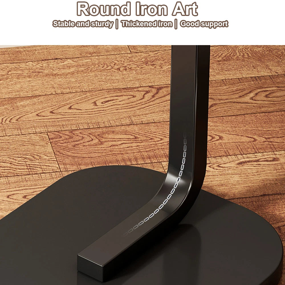 C-Shaped Compact Sofa Side End Table Coffee Laptop Table Living Room Bedroom UK