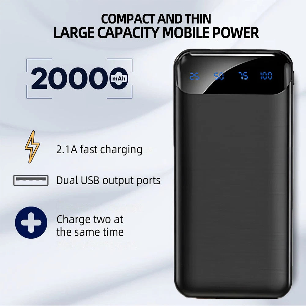 9000000mAh Power Bank Fast Charger Battery Pack Portable 4 USB for Mobile Phone.