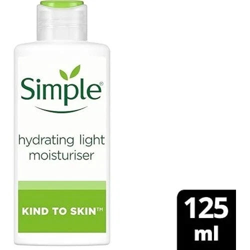 Simple Kind to Skin Hydrating Light Moisturiser 12 Hour Moisturisation 125 ml UK