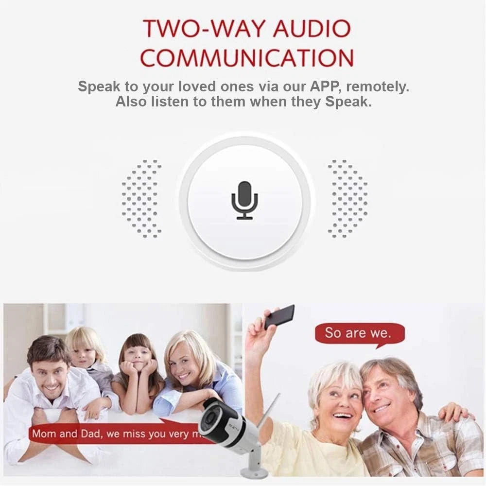 WIFI Outdoor Wireless IP HD Camera CCTV Smart Home Security IR Night Vision