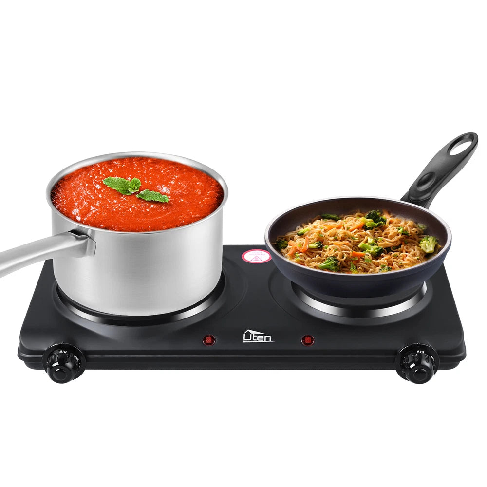 New Electric Hot Plate Portable Single Double Table Top Cooker Kitchen Hob Stove
