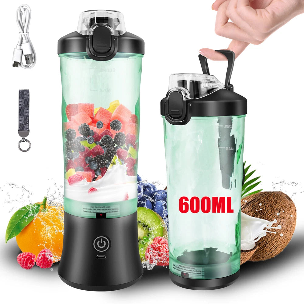 3800W Portable Blender for Shakes and Smoothies, 4000mAh Rechargeable 6 Blades
