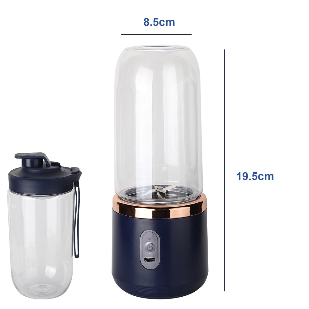 400ml Mini Electric Juice Maker Portable Blender Smoothie Juicer Fruit Machine