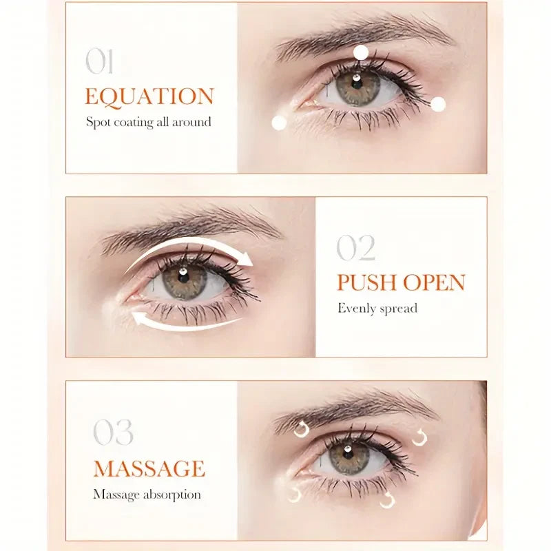 Vitamin C Eye Cream Remove Wrinkle Bags Dark Circles Lift Brightening Anti Aging