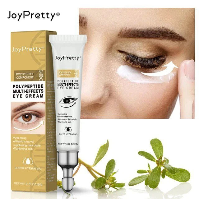 2PC Instant Remove Wrinkle Eye Cream Eye Bags Dark Circles Anti Puffiness Serum