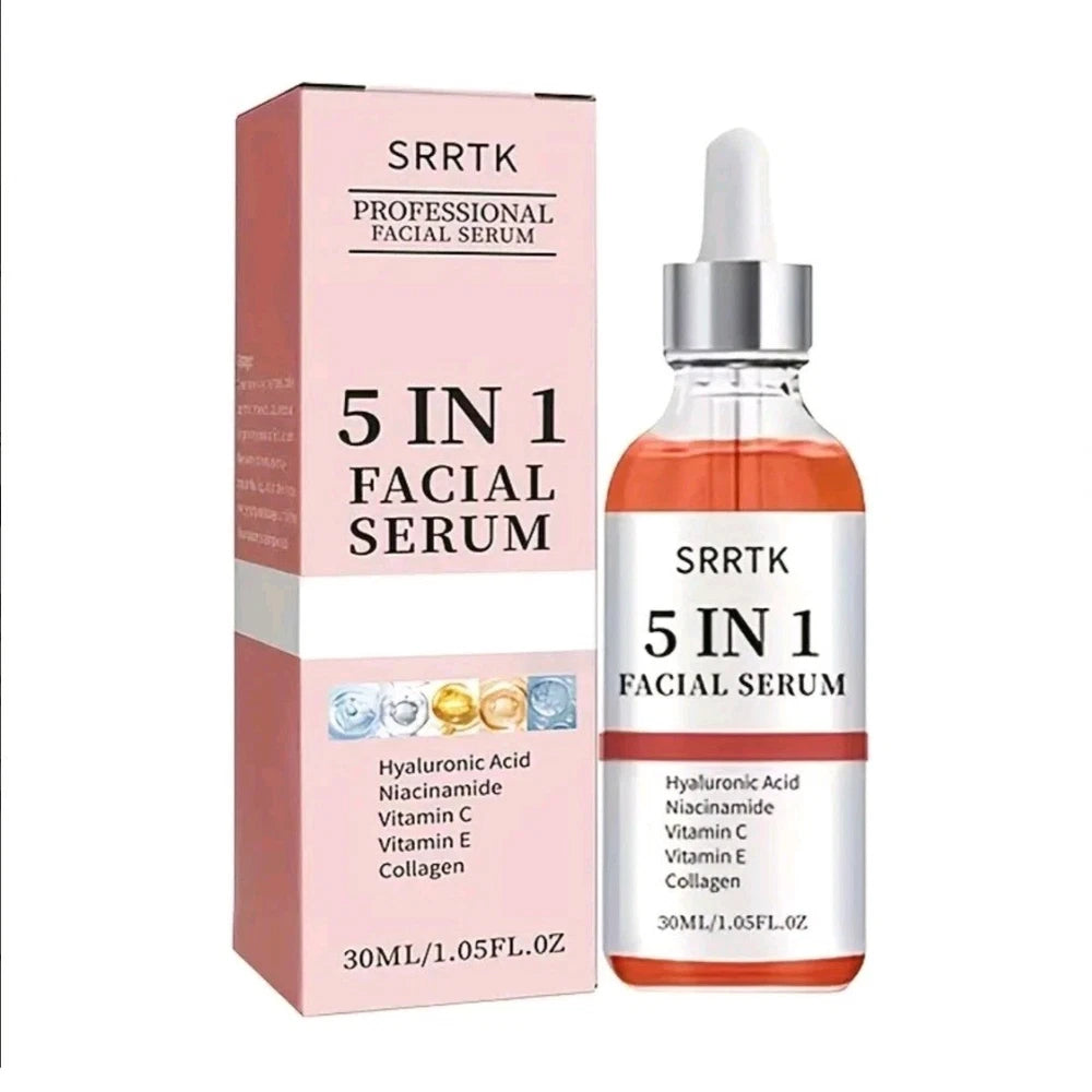 Serum 5 In 1  Facial Serum 30 ML | Vitamin C,  Vitamin D, Collagen