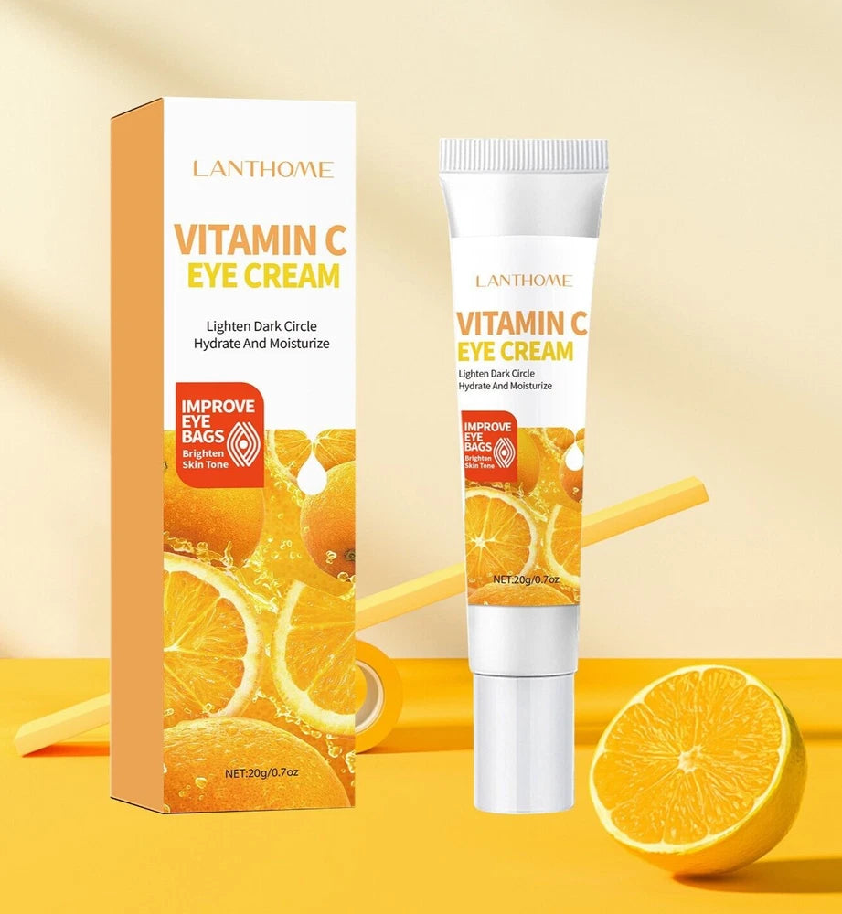 Vitamin C Eye Cream - Brighten, Anti-Aging, Dark Circles & Puffiness Treatment