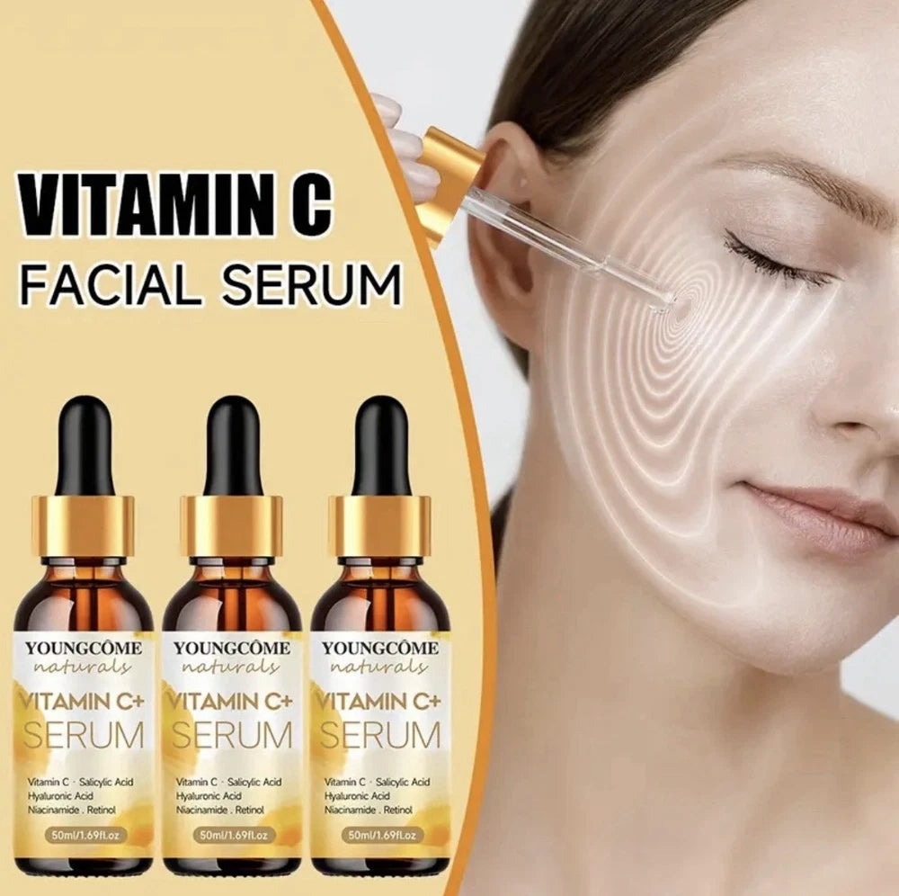 Vitamin C Facial Serum Anti-Aging Retinol Glycerin Hyaluronic and Salicylic Acid