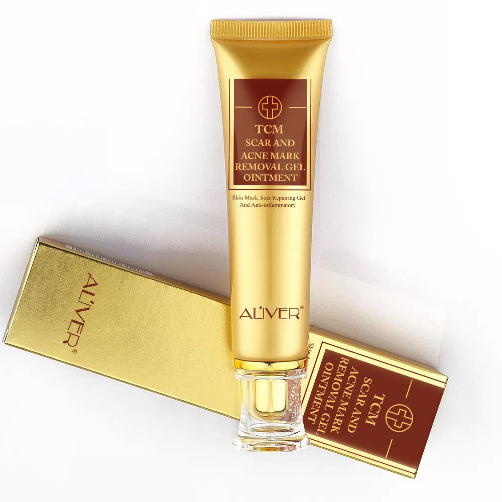 ALIVER Acne Scar Removal Cream Gel Ointment Stretch Cut Burn Spot Mark Treatment