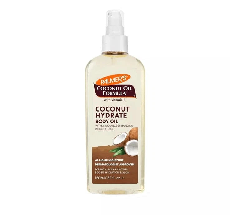 3x Palmers Coconut Hydrate Body Oil Spray 150 ml