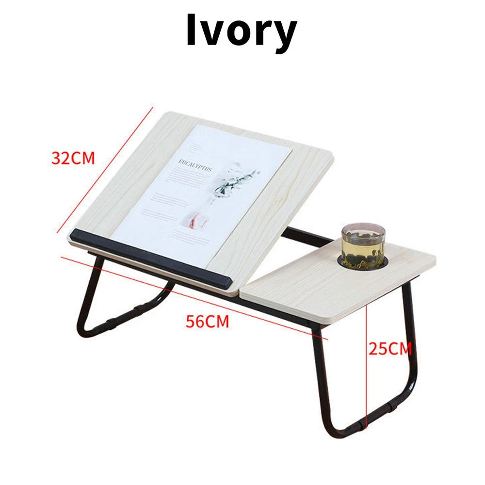 Folding Laptop Table Stand Bed Tray Sofa Lap Portable Computer Desk Breakfast UK