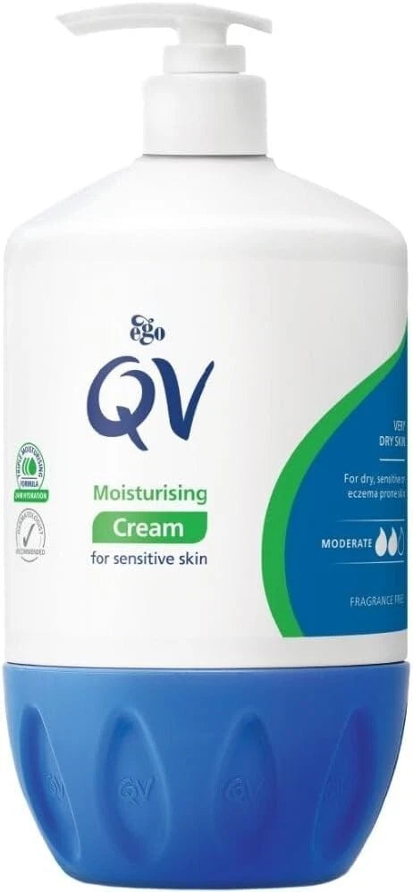 QV Moisturising Cream Treats Dry,Irritated,Sensitive Skin,Dermatitis,Eczema 500g