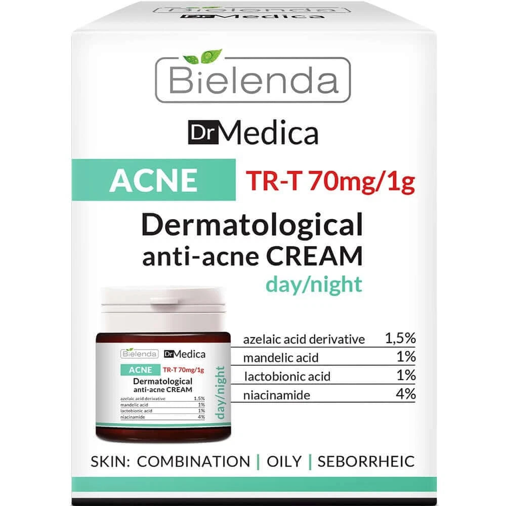 Bielenda Dr Medica Anti Acne Face Cream SerumTonic Cleansing Emulsion OILY SKIN