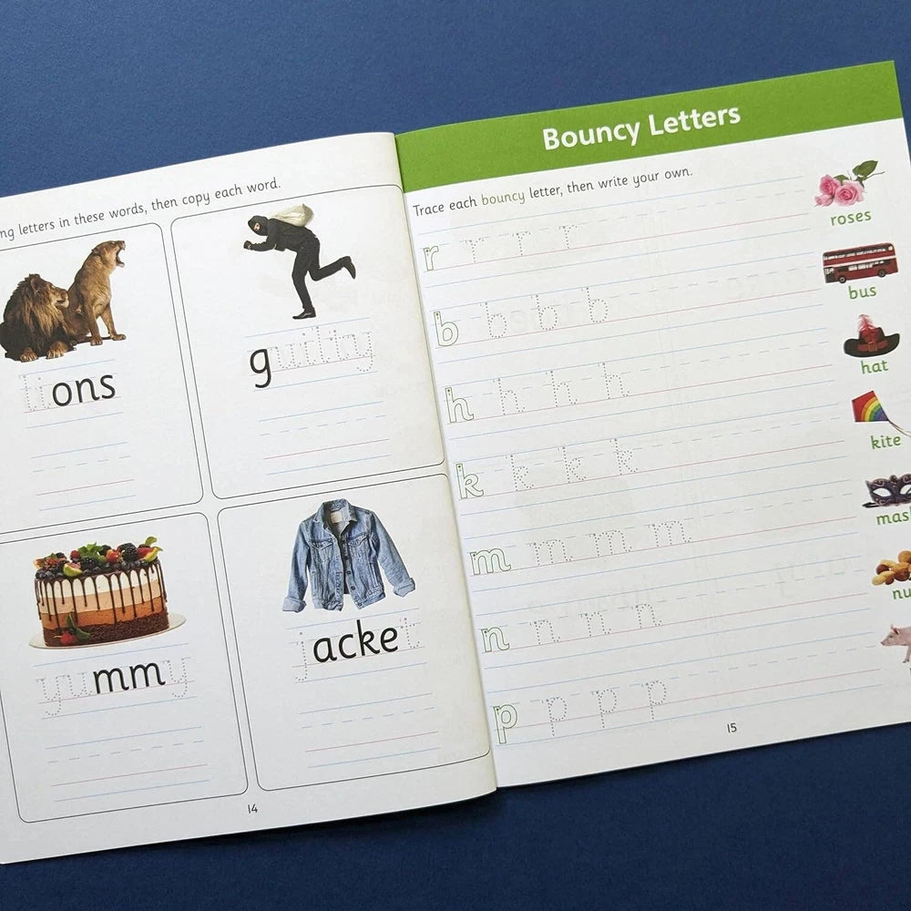 Handwriting Workbook Year 1 Pen Control Practice Ages 5-6 Books Early Learning