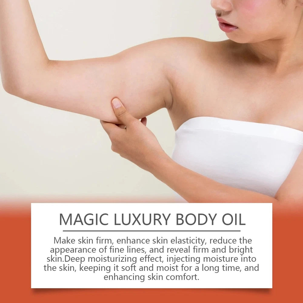 Luxury Magic Body Oil 7 Cold-pressed Natural Oils For Glow Remedy Skin 100ml