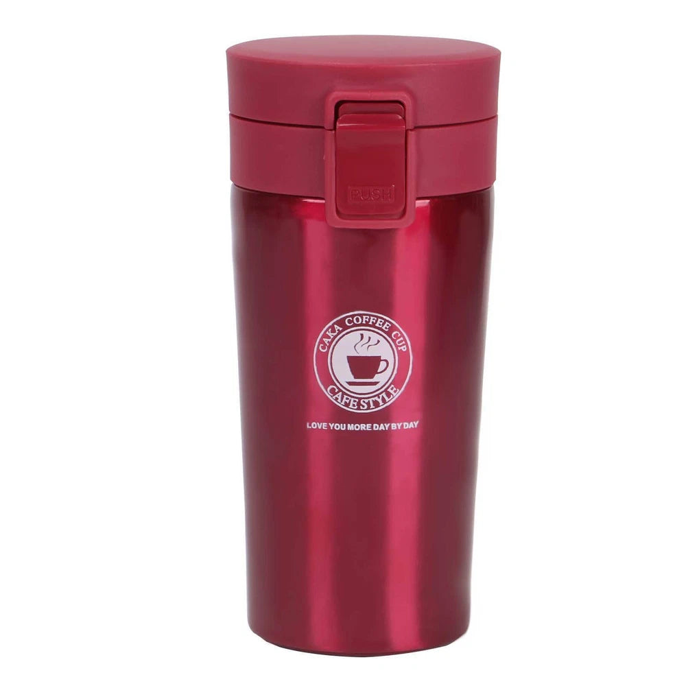 NEW Insulated Travel Coffee Mug Cup Thermal Stainless Steel Flask Vacuum Thermos