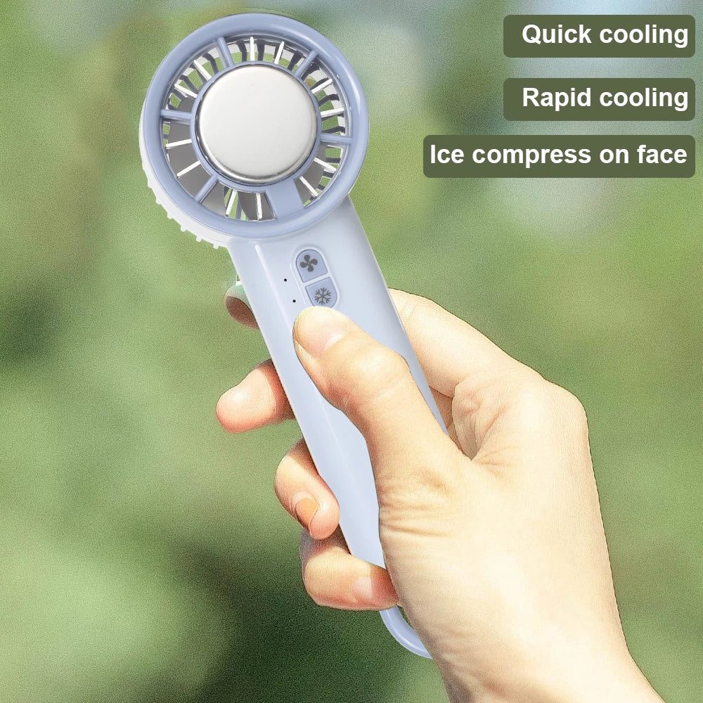 Portable Hand-held Fan Mini Folding Desk Fan Cooler Cooling USB Rechargeable UK