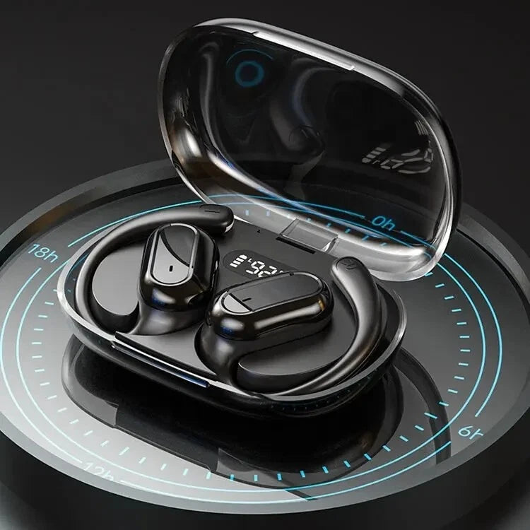 Open Ear Wireless Bluetooth Headphone 5.4 Earphones For Android & iPhone Earbuds