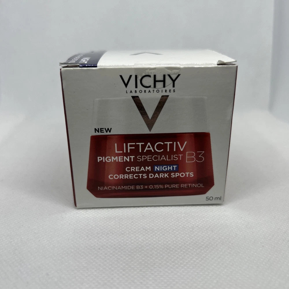Vichy Liftactiv B3 Tone Correcting Night Cream Retinol B3- 50ml Exp 10/27  NEW