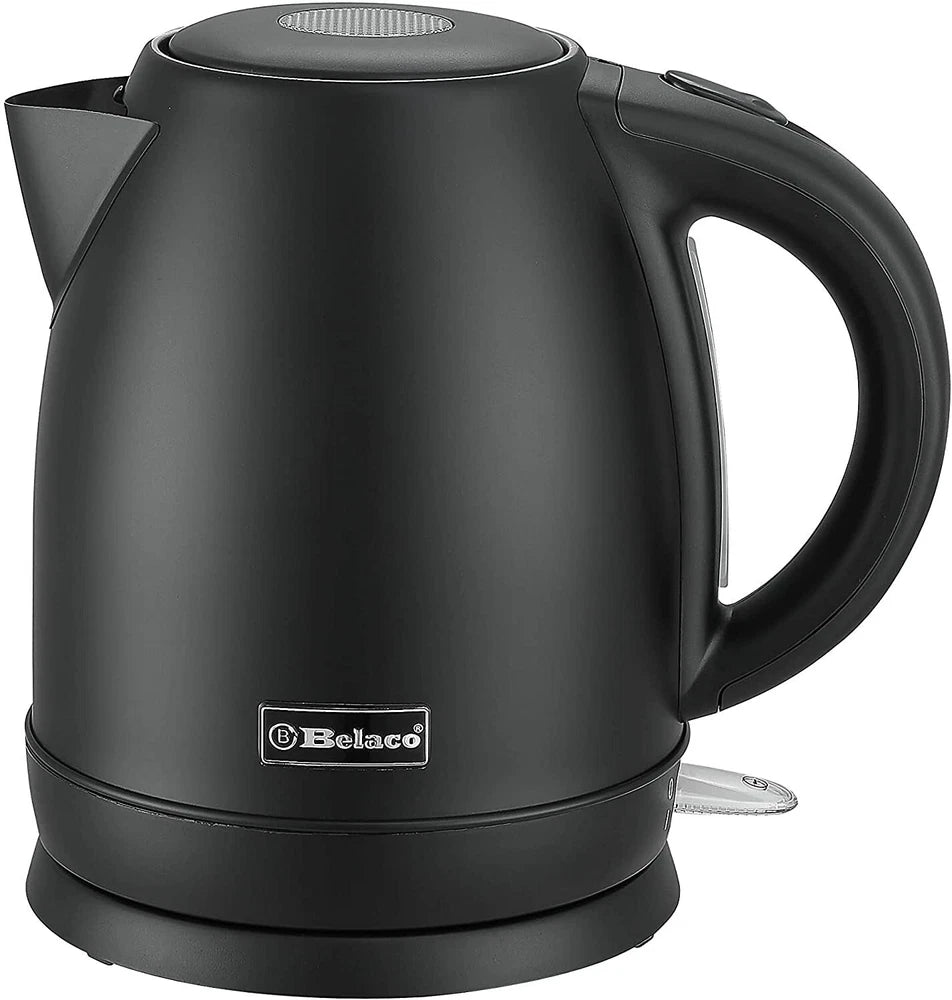 Belaco Electric Kettle Stainless Steel 1.7L,  2200w Fast Boil Cordless 360°