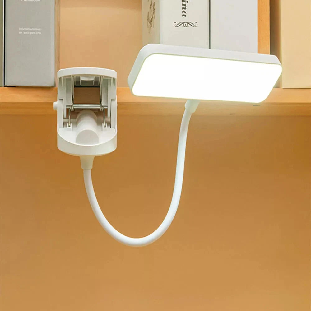 LED Clamp Clip On Flexible USB Desk Light Bed Reading Table Study Night Lamp UK