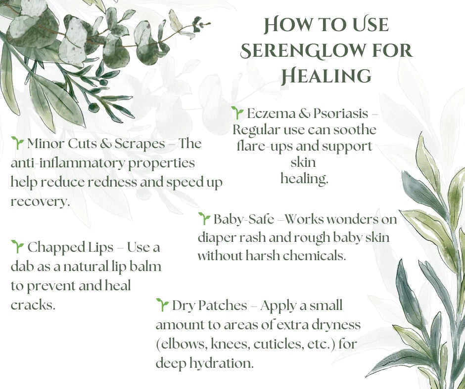 "SerenGlow" All Natural Tallow cream, Deep Hydration, Skin Repair, handcrafted.