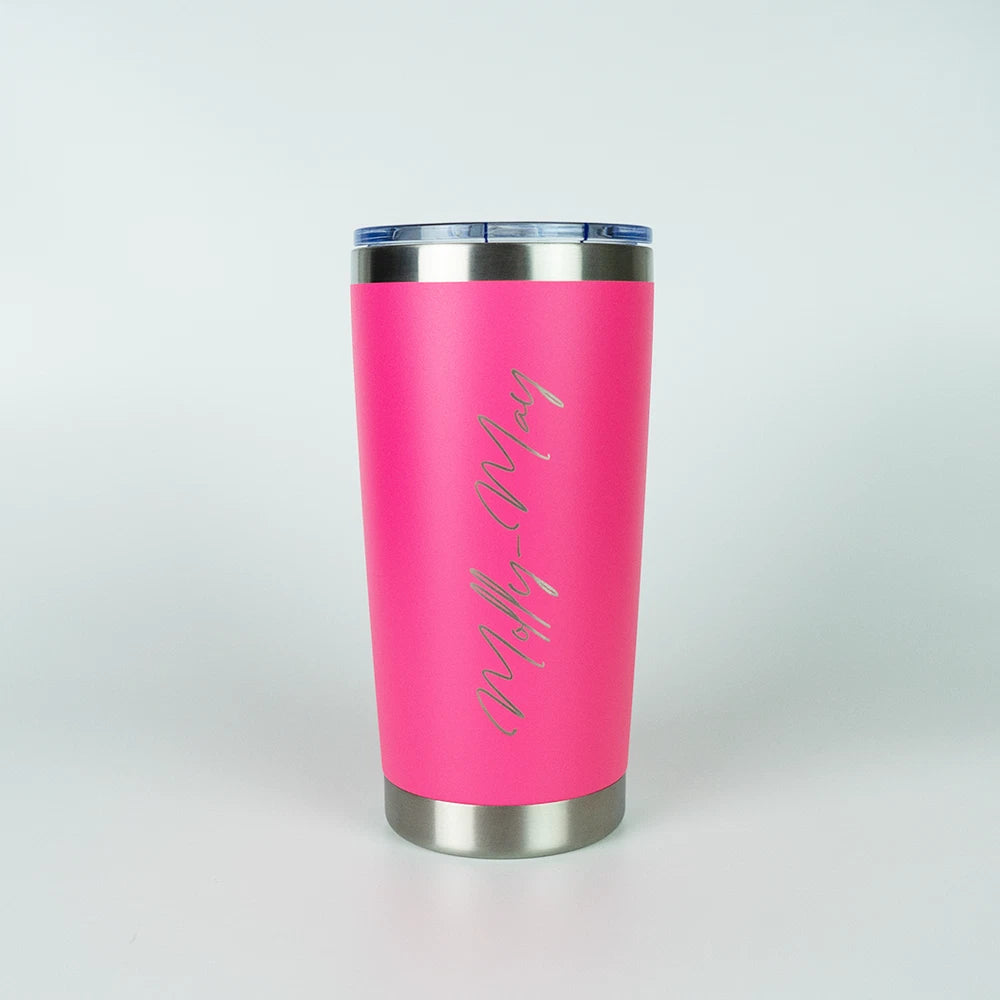 Personalised Insulated Coffee Mug Travel Cup Laser Engraved Double Walled 500ml