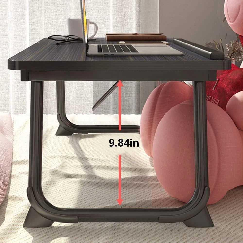 Folding Laptop Table Stand Bed Tray Sofa Lap Portable Computer Desk Breakfast